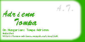 adrienn tompa business card